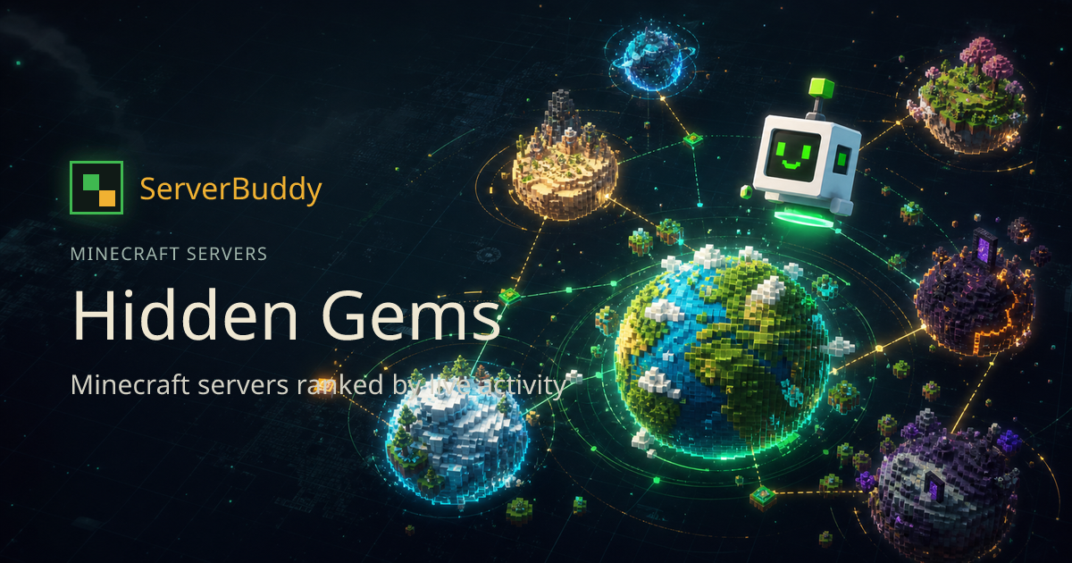 Hidden Gem Minecraft Servers - Small Active Server List - ServerBuddy