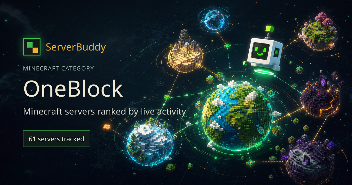 Best OneBlock Minecraft Servers - Ranked List - ServerBuddy