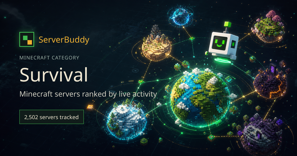 Best Survival Minecraft Servers - Ranked List - ServerBuddy