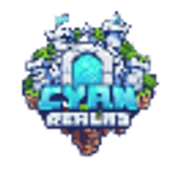 Cyan Realms server icon