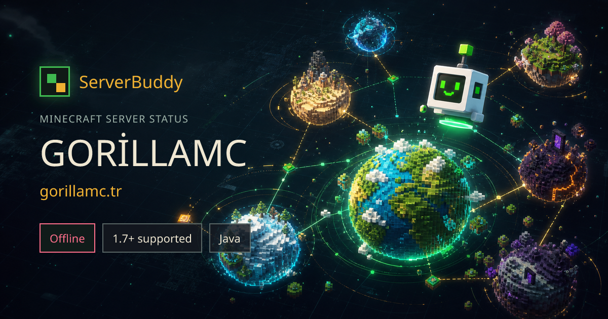 GORİLLAMC Minecraft Server Status, IP & Players - ServerBuddy