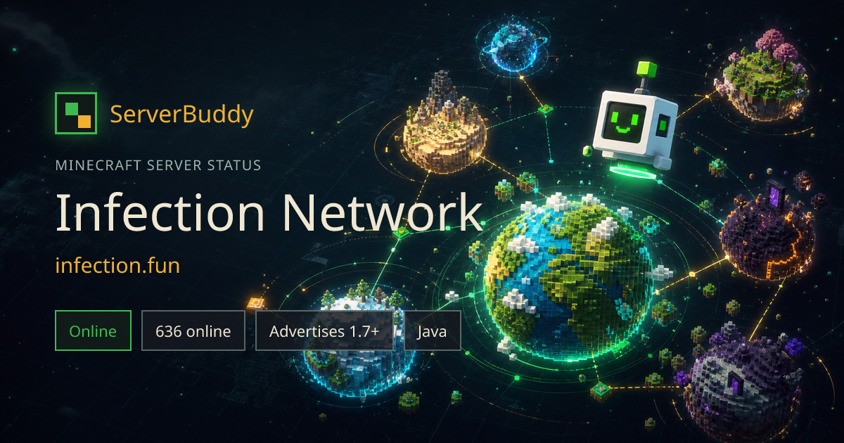Infection Network Minecraft Server Status, IP & Players - ServerBuddy