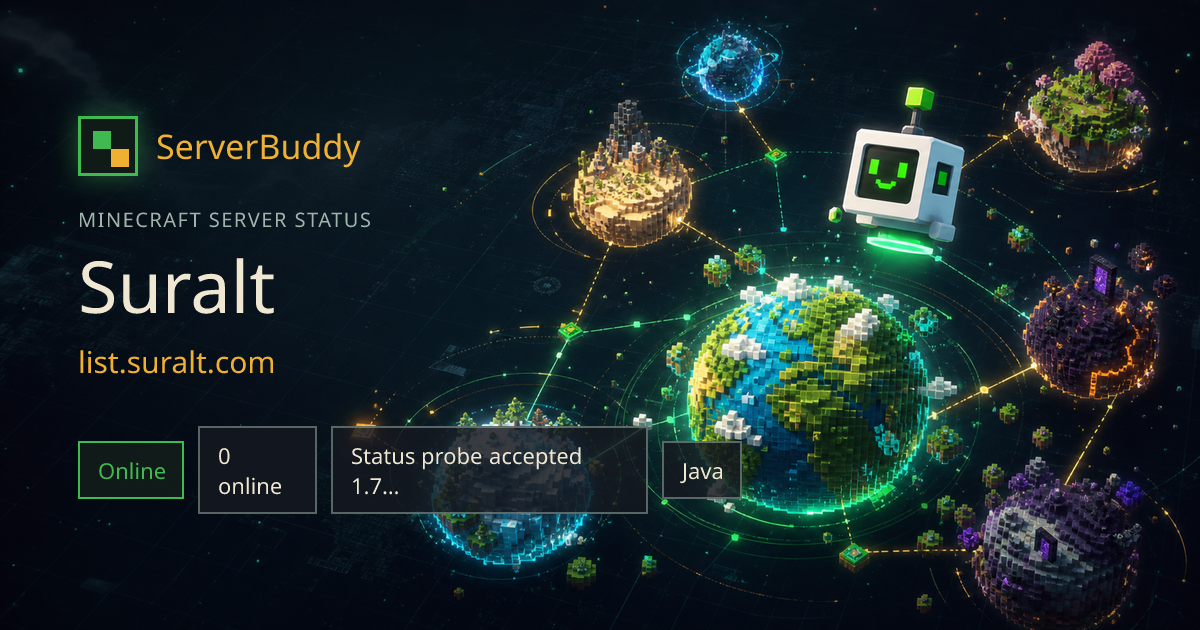 Suralt Minecraft Server Status, IP & Players - ServerBuddy