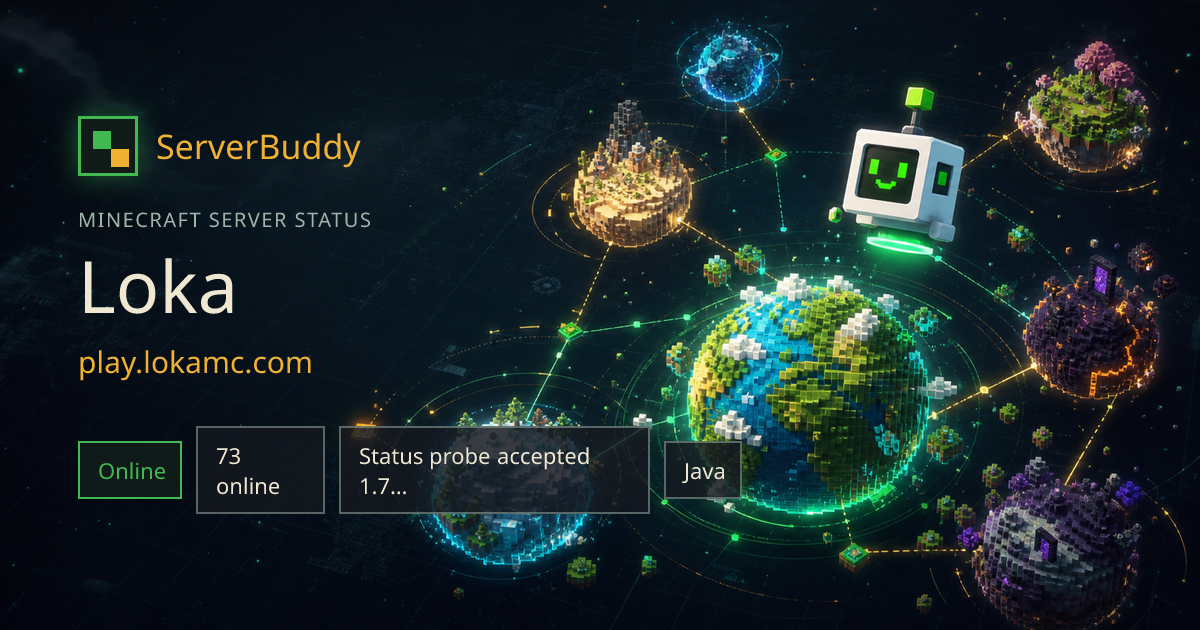 Loka Minecraft Server Status, IP & Players - ServerBuddy